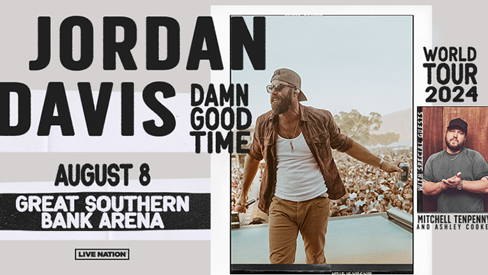 Jordan Davis With Mitchell Tenpenny And Ashley Cooke