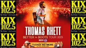 Win tickets to see Thomas Rhett at the Wal-Mart AMP